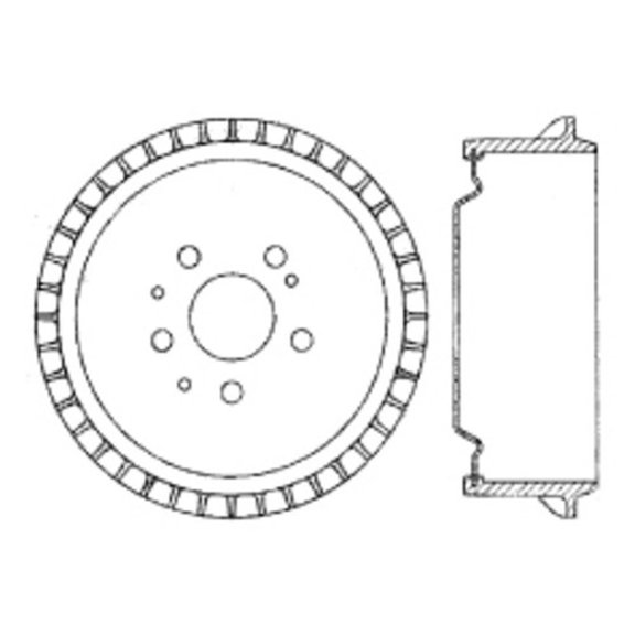 Brake Drum Fits select: 1984-1988,1990 JEEP CHEROKEE