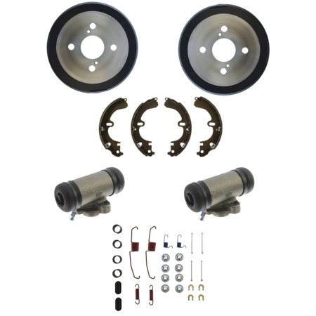 Brake Drums Shoes & Cylinders Kit Rear for Prizm Corolla Without ABS MPN #122.44032