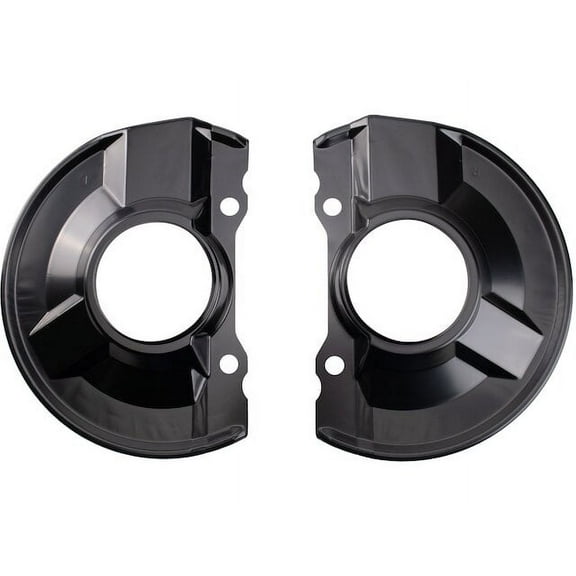 Brake Dust Shield 2 Piece - Compatible with 2007 - 2017 Jeep Patriot 2008 2009 2010 2011 2012 2013 2014 2015 2016