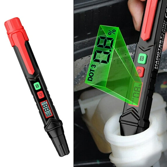 Brake Fluid Oil Tester With Automatic Water Content Alarm Suitable For Dot3/Dot4/Dot5 1 Compact And Portable Design