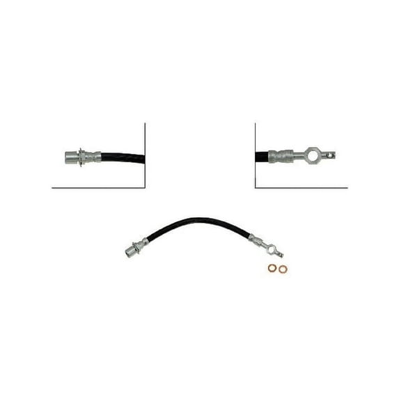 Brake Hose - Compatible with 1987 - 1991 Toyota Corolla 1988 1989 1990