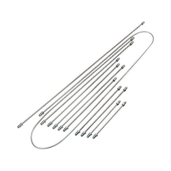 Brake Hydraulic Line Kit - Compatible with 1971 - 1979 Volkswagen Super Beetle 1972 1973 1974 1975 1976 1977 1978