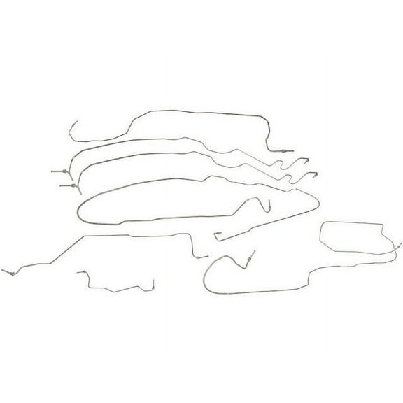 Brake Hydraulic Line Kit - Compatible with 2001 - 2002 Chevy Silverado 3500 Cab & Chassis 4-Door