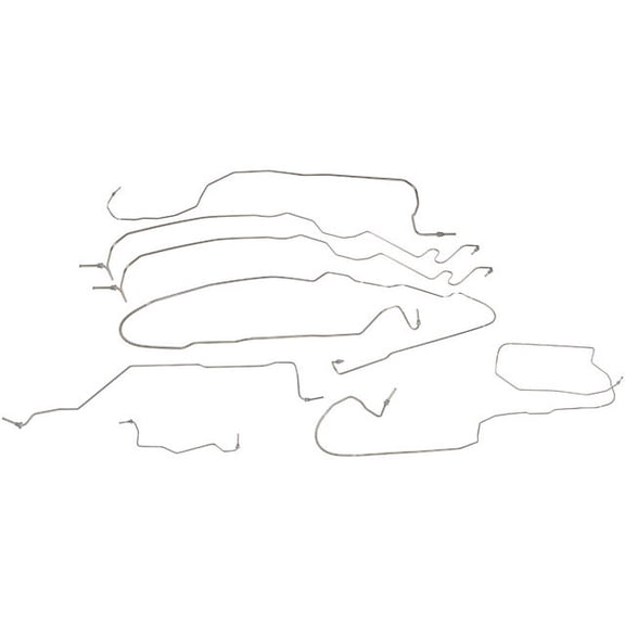 Brake Hydraulic Line Kit - Compatible with 2001 - 2002 GMC Sierra 3500 Cab & Chassis 4-Door