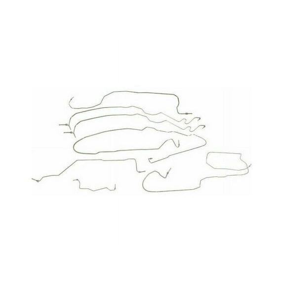 Brake Hydraulic Line Kit - Compatible with 2005 - 2006 Chevy Silverado 1500 RWD Standard Cab Pickup 2-Door