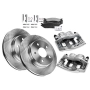 Brake Kit With Calipers 2-Wheel Set Compatible Dodge Durango 2005-2006, Ram 1500 2002-2005 It With Bracket. Front