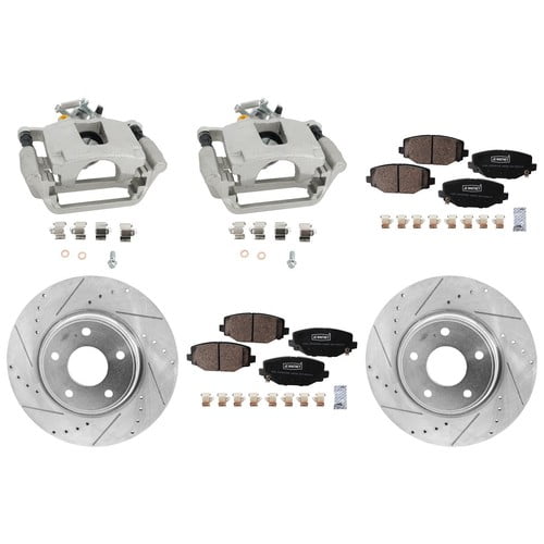 Brake Kit With Calipers 2-Wheel Set Rear for VW Dodge Grand Caravan Chrysler C/V