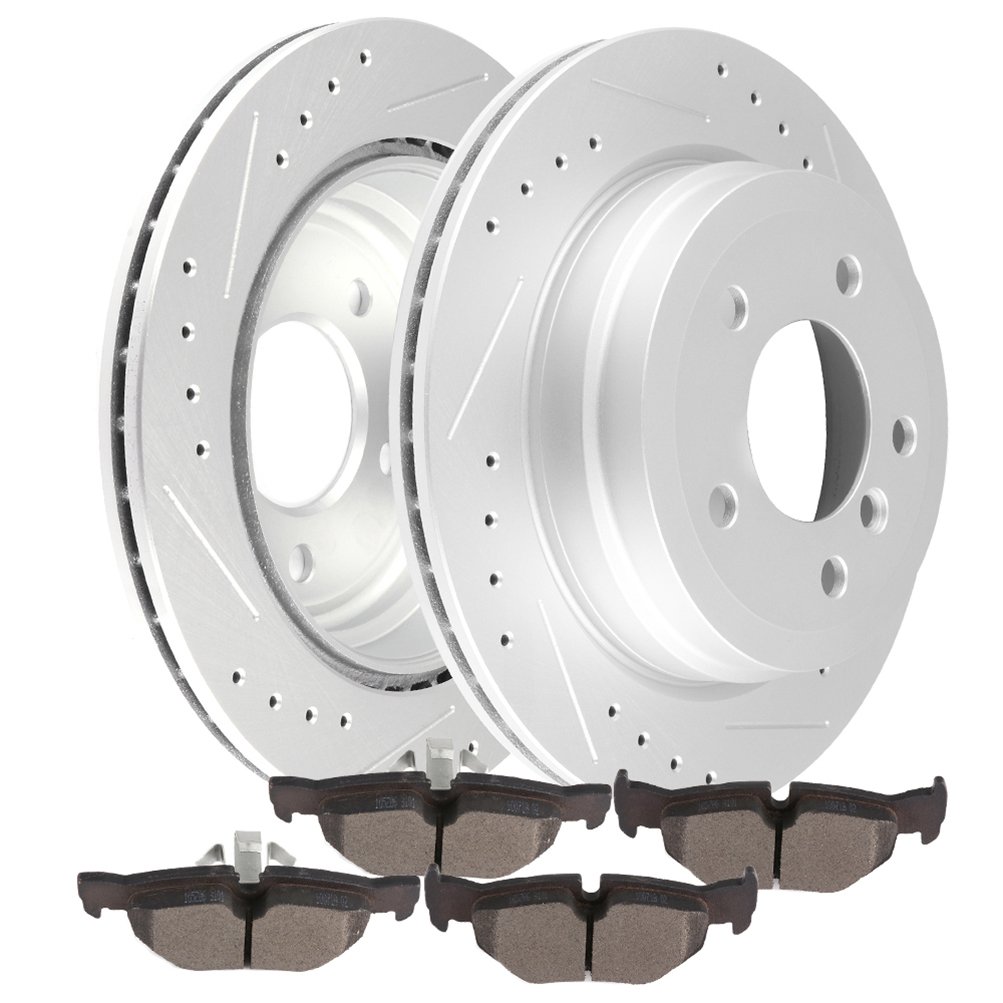 Front Brake Rotors & Pads Kit For BMW 328i/328xi 3.0L – 300mm (11.81") Vented Rotors, Ceramic Pads, 10-Year Warranty