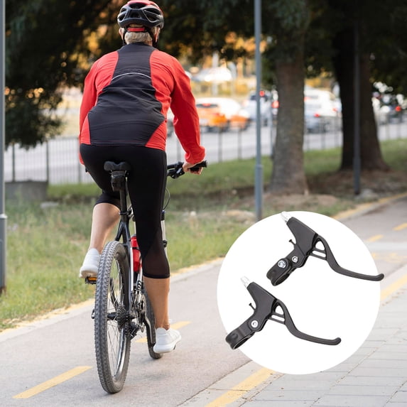 Brake Lever Pair Aluminum Alloy Universal BMX Mountain Bike Sensitive Safe Non-Slip Lightweight 4 Color Options for Cycling Scooters Easy Install Durable