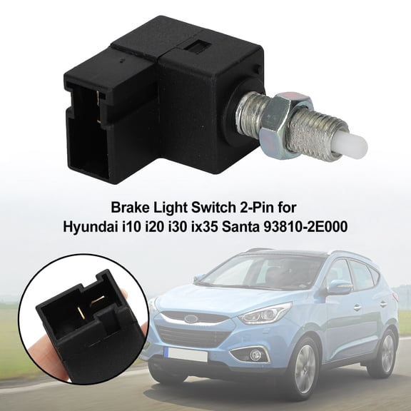 Brake Light Switch 2-Pin fits Hyundai i10 i20 i30 ix35 Santa 93810-2E000