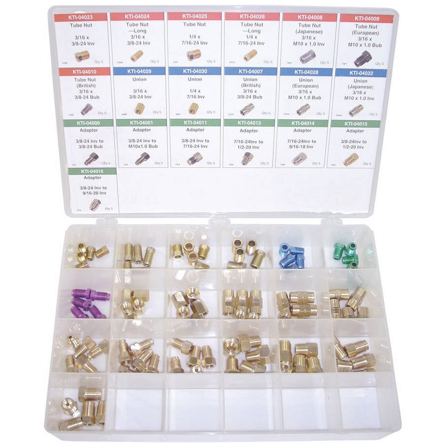 Brake Line Fittings Assortment, 95Piece