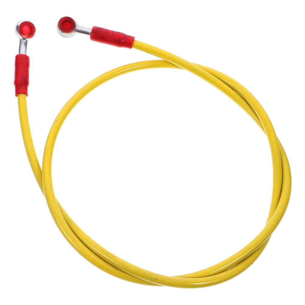 Brake Line Kit Refit Brake Oil Pipe Engine Mount Motorcycle Brake Steel Wire Rubber Yellow 100.00X1.50X1.00CM