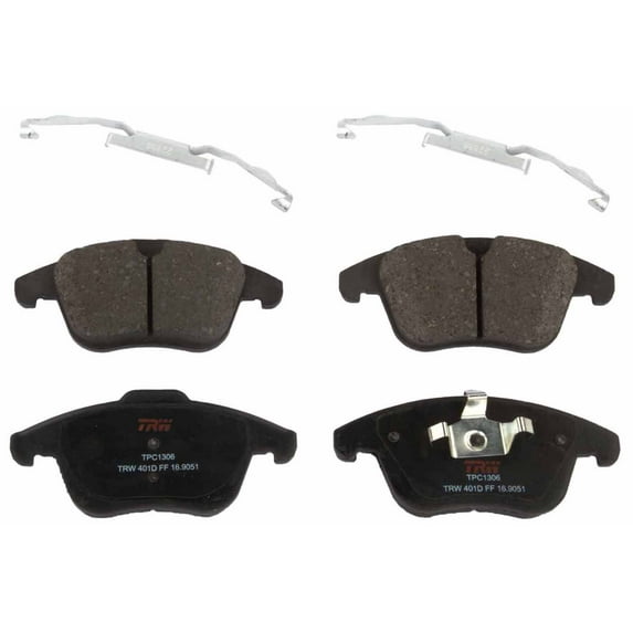 Brake Pad 2-Wheel Set Front for Volvo V70 S80 S60 XC70 Land Rover LR2 V60