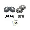 Brake Pad Rotor Shoe Drum Kit Compatible with 1992 2001 Toyota