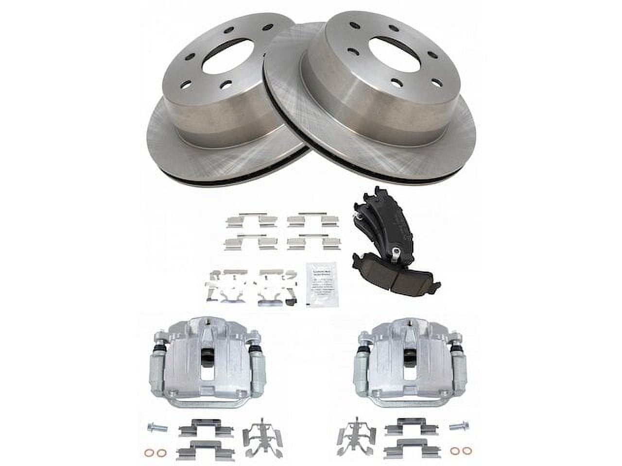 Brake Pad Rotor and Caliper Set Compatible with 1999 2002 GMC