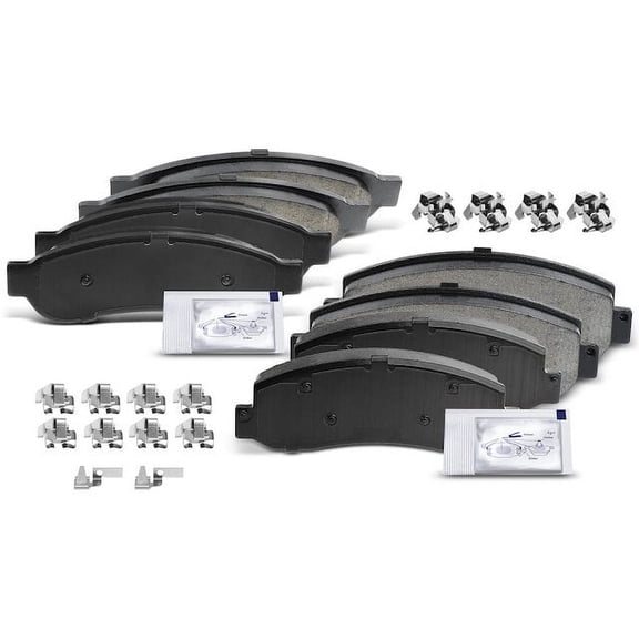Brake Pad Set 8 - Compatible with 2005 - 2012 Ford F-250 Super Duty - Autopart Premium
