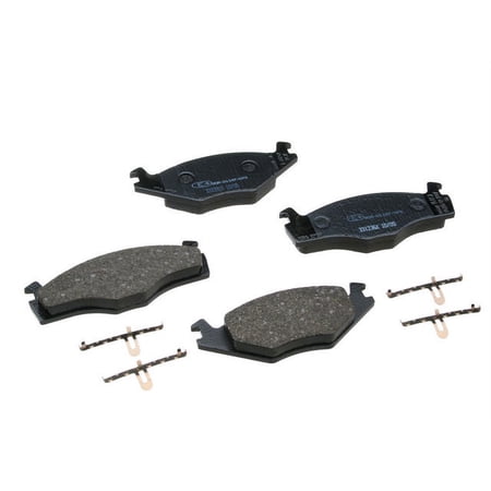 Brake Pad Set - Compatible with 1981 - 1984 Volkswagen Rabbit 1.6L 4-Cylinder 1982 1983