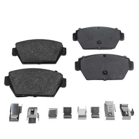 Brake Pad Set Compatible with 1985-1987, 1989-1992 Mitsubishi Galant 1990-1994 Eagle Talon 4Cyl 2.4L 2.0L 1.8L Rear