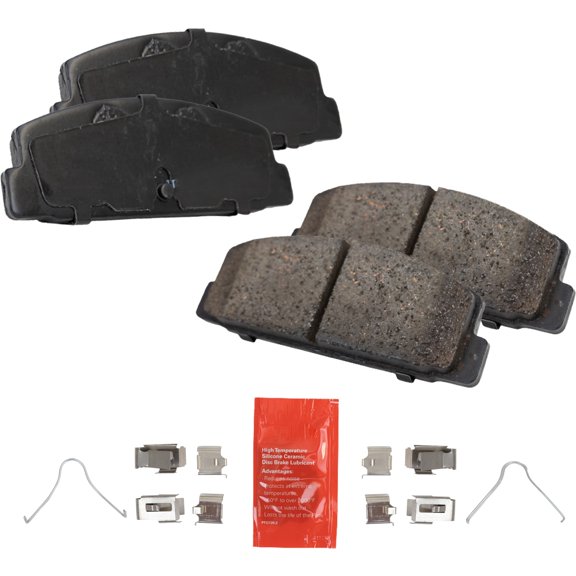 Brake Pad Set Compatible with 1985, 1987-1990 Mazda RX-7 2Cyl 1.3L Rear