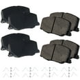 thumbnail image 1 of Brake Pad Set Compatible with 1990-1991 Lexus ES250 1987-1990 Toyota Camry 6Cyl 4Cyl 2.5L 2.0L Front, 1 of 5