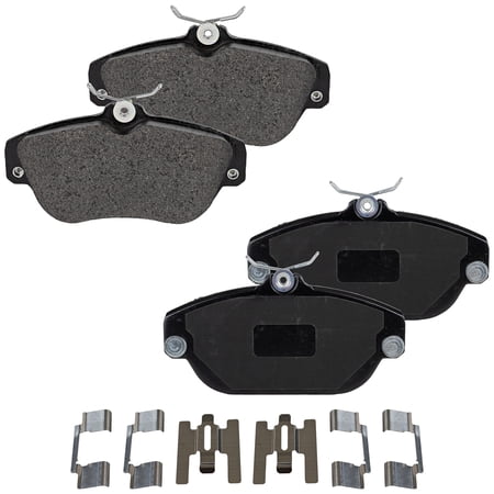 Brake Pad Set Compatible with 1991-1992 Volvo 740 1992-1993 960 4Cyl 5Cyl 2.3L 2.4L Front