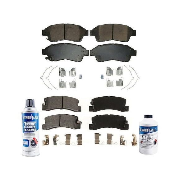 Brake Pad Set - Compatible with 1994 - 1995 Toyota Celica GT