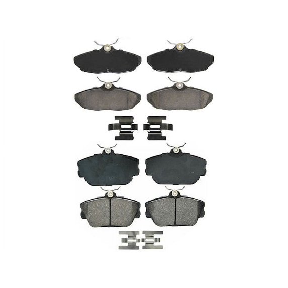 Brake Pad Set - Compatible with 1996 - 1997 Ford Thunderbird LX
