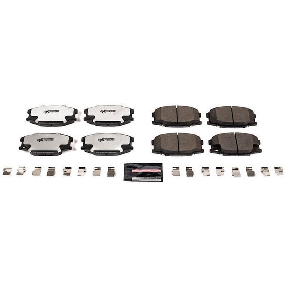 Brake Pad Set - Compatible with 1996 - 2004 Mitsubishi Fuso FE-SP - Power Stop