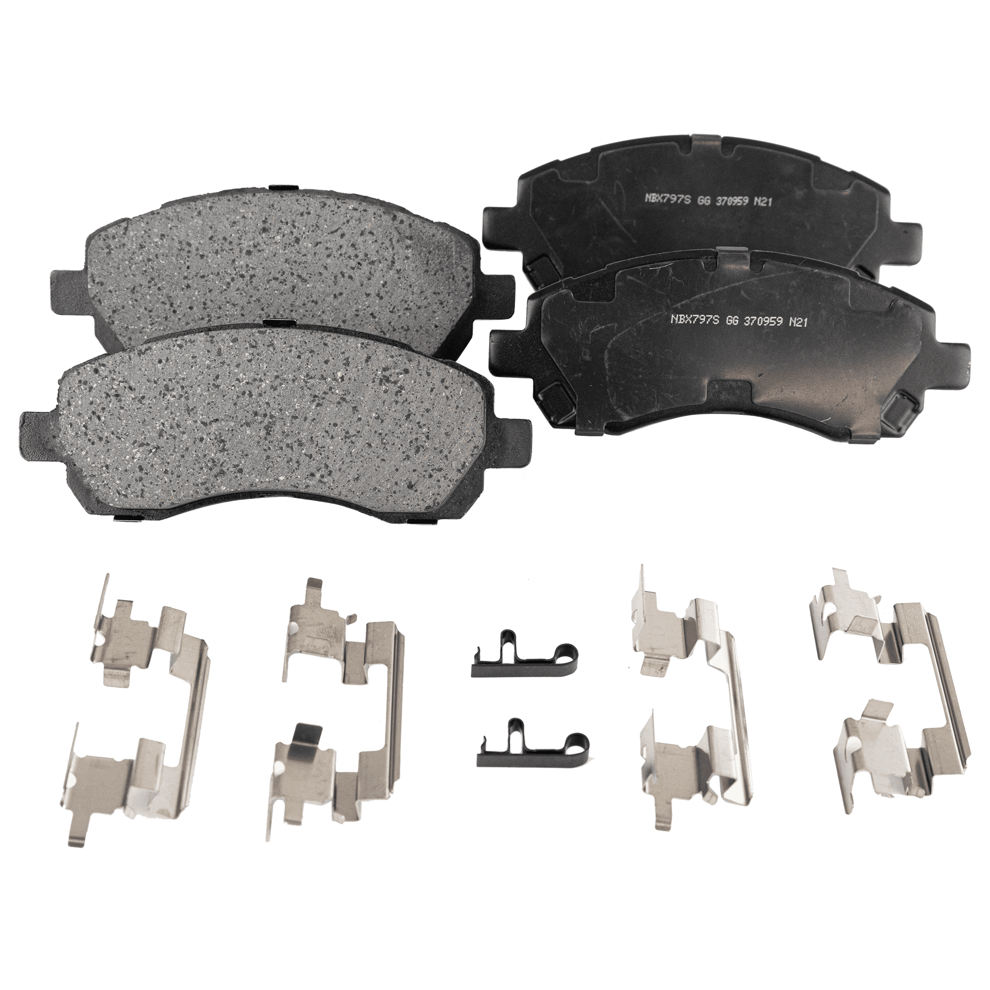 Brake Pad Set Compatible with 1997-2001 Subaru Impreza Front