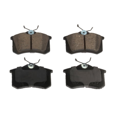 Brake Pad Set Compatible with 1997-2006 Audi A4 2010-2012 A3 6Cyl 4Cyl 3.0L 1.8L 2.0L Rear