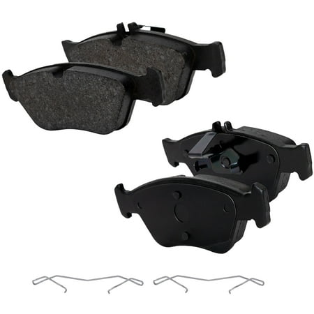 Brake Pad Set Compatible with 1999-2000 Mercedes Benz C230 1996-2000 C280 4Cyl 6Cyl 2.3L 2.8L Front