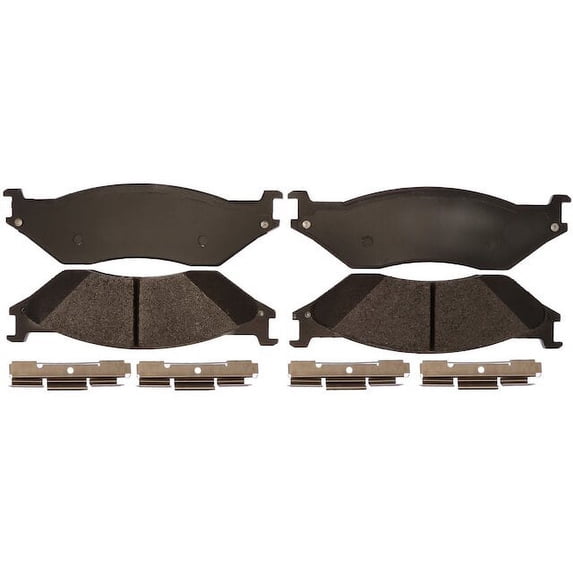 Brake Pad Set - Compatible with 1999 - 2004 Ford F-450 Super Duty - Raybestos