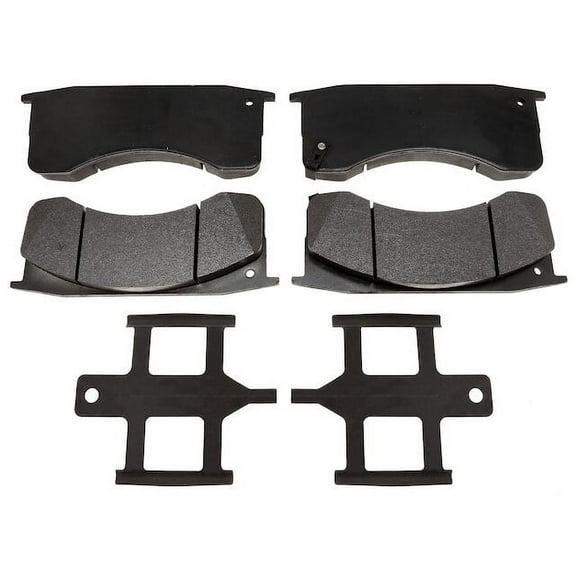Brake Pad Set - Compatible with 2000 - 2003, 2009 - 2013, 2015 - 2019, 2021 - 2023 Ford F650 2001 2002 2010 2011 2012 2016 2017 2018 2022