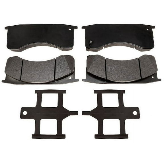 Brake Pad Set - Compatible with 2000 - 2003, 2009 - 2013, 2015 - 2019, 2021 - 2023 Ford F650 2001 2002 2010 2011 2012 2016 2017 2018 2022