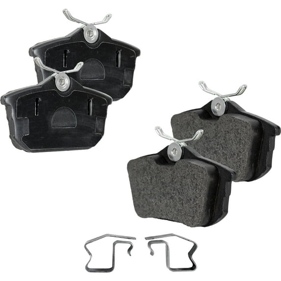 Brake Pad Set Compatible with 2000-2004 Volvo S40 V40 4Cyl 1.9L Rear