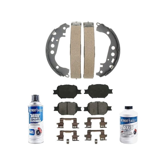 Brake Pad Set - Compatible with 2000 - 2005 Toyota Celica GT 2001 2002 2003 2004