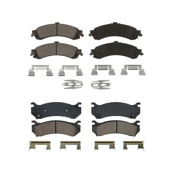 Brake Pad Set - Compatible with 2000 - 2006 GMC Yukon 2001 2002 2003 2004 2005