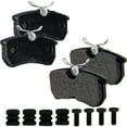 thumbnail image 1 of Brake Pad Set Compatible with 2001-2007 Ford Focus 2014-2019 Fiesta 4Cyl 2.3L 2.0L 1.6L Rear, 1 of 5