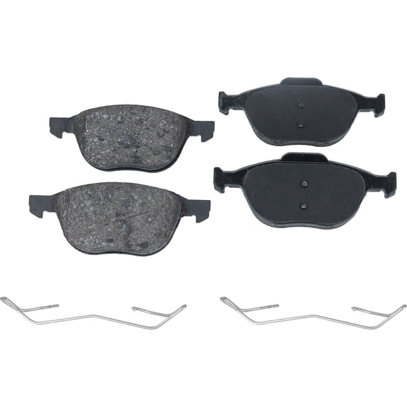 Brake Pad Set Compatible with 2002-2004 Ford Focus 2010-2013 Transit Connect 4Cyl 2.0L Front