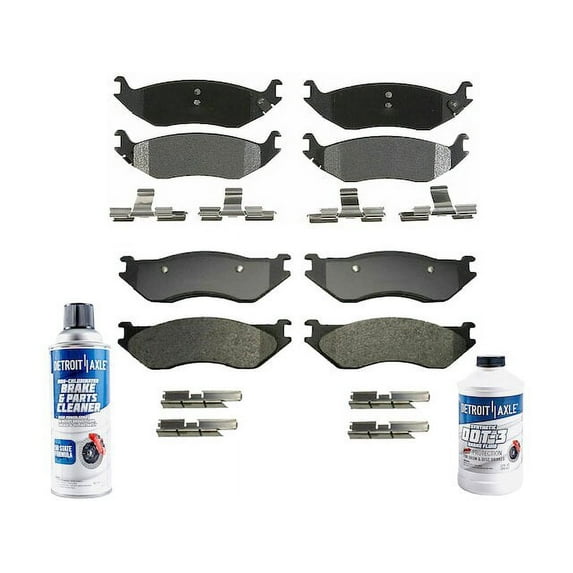 Brake Pad Set - Compatible with 2002 - 2006 Dodge Ram 1500 2003 2004 2005