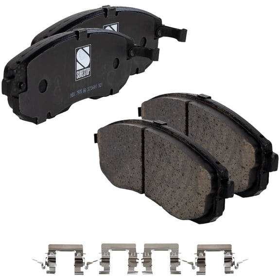 Brake Pad Set Compatible with 2002-2006 Nissan Altima 2002-2004 Infiniti I35 6Cyl 4Cyl 3.5L 2.5L Front