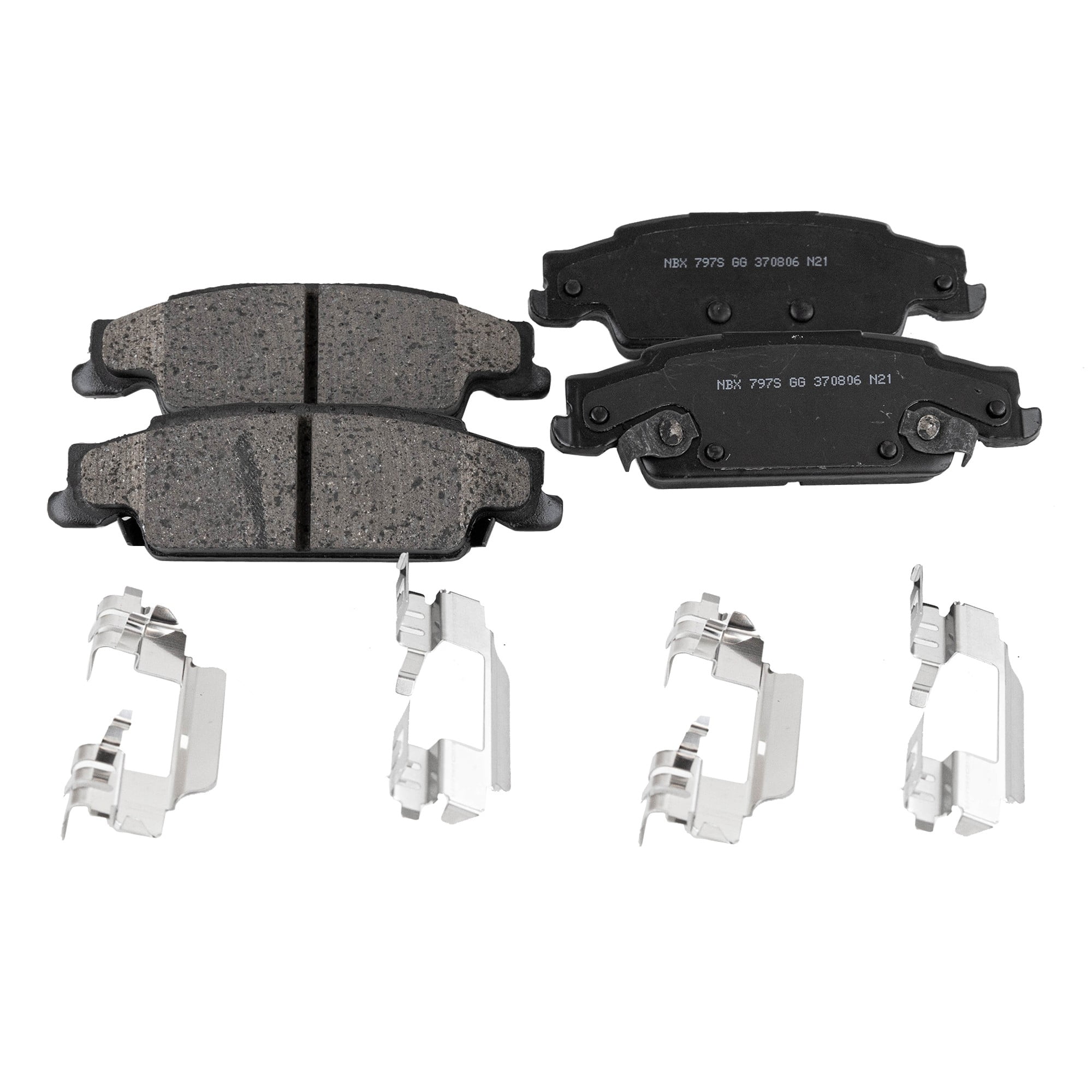 Brake Pad Set Compatible with 2003-2007 Cadillac CTS Rear