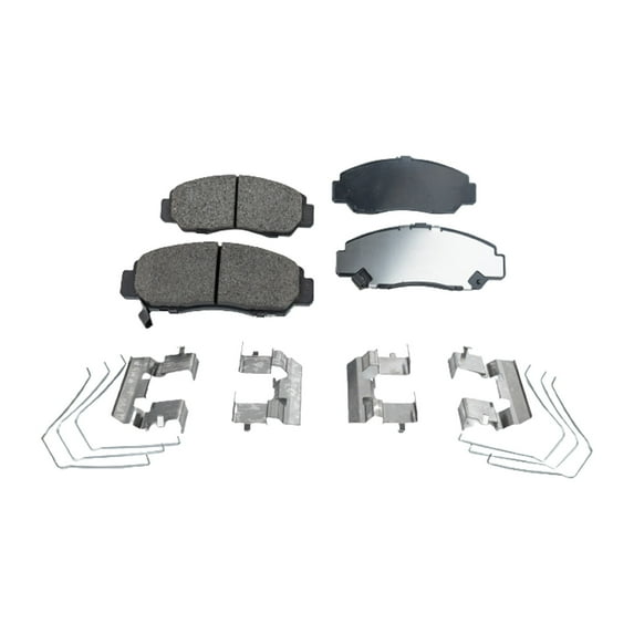 Brake Pad Set Compatible with 2003-2007 Honda Accord 2006-2015 Civic 6Cyl 4Cyl 3.0L 1.8L Front
