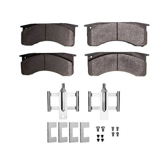Brake Pad Set - Compatible with 2003 - 2009 GMC C5500 Topkick 2004 2005 2006 2007 2008
