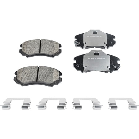 Brake Pad Set Compatible with 2003-2010 Hyundai Sonata Kia Optima 4Cyl 6Cyl 2.4L 2.7L 3.3L Front