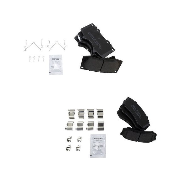 Brake Pad Set - Compatible with 2003 - 2021 Toyota 4Runner 2004 2005 2006 2007 2008 2009 2010 2011 2012 2013 2014 2015 2016 2017 2018 2019 2020