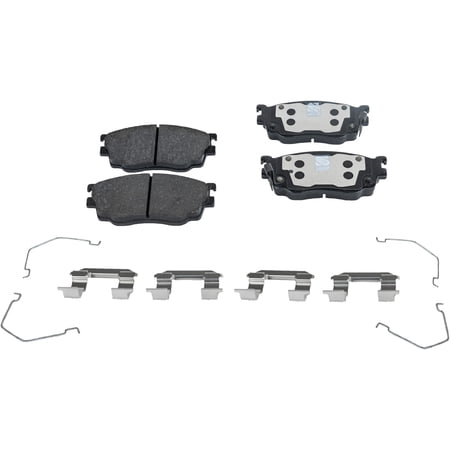 Brake Pad Set Compatible with 2003 Mazda Protege 1998-2002 626 4Cyl 6Cyl 2.0L 2.5L Front