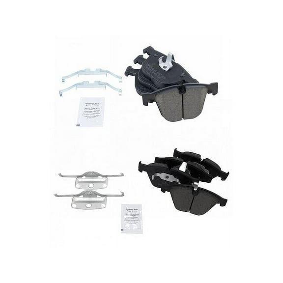 Brake Pad Set - Compatible with 2004 - 2005 BMW 645Ci