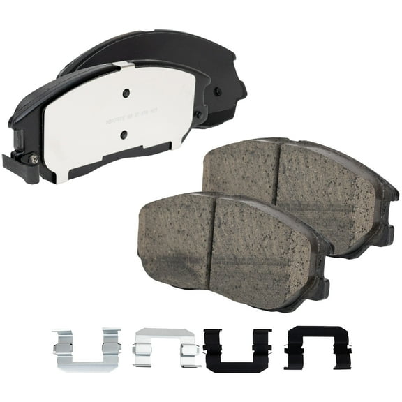 Brake Pad Set Compatible with 2004-2005 Kia Sedona 2003-2005 Hyundai XG350 6Cyl 8Cyl 3.5L 4.0L Front