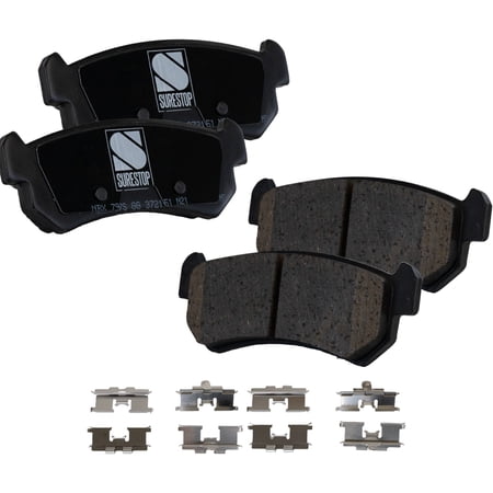 Brake Pad Set Compatible with 2004-2006 Suzuki Forenza 2005-2006 Reno 4Cyl 2.0L Rear